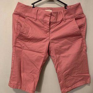 LOFT Pink Bermuda Shorts